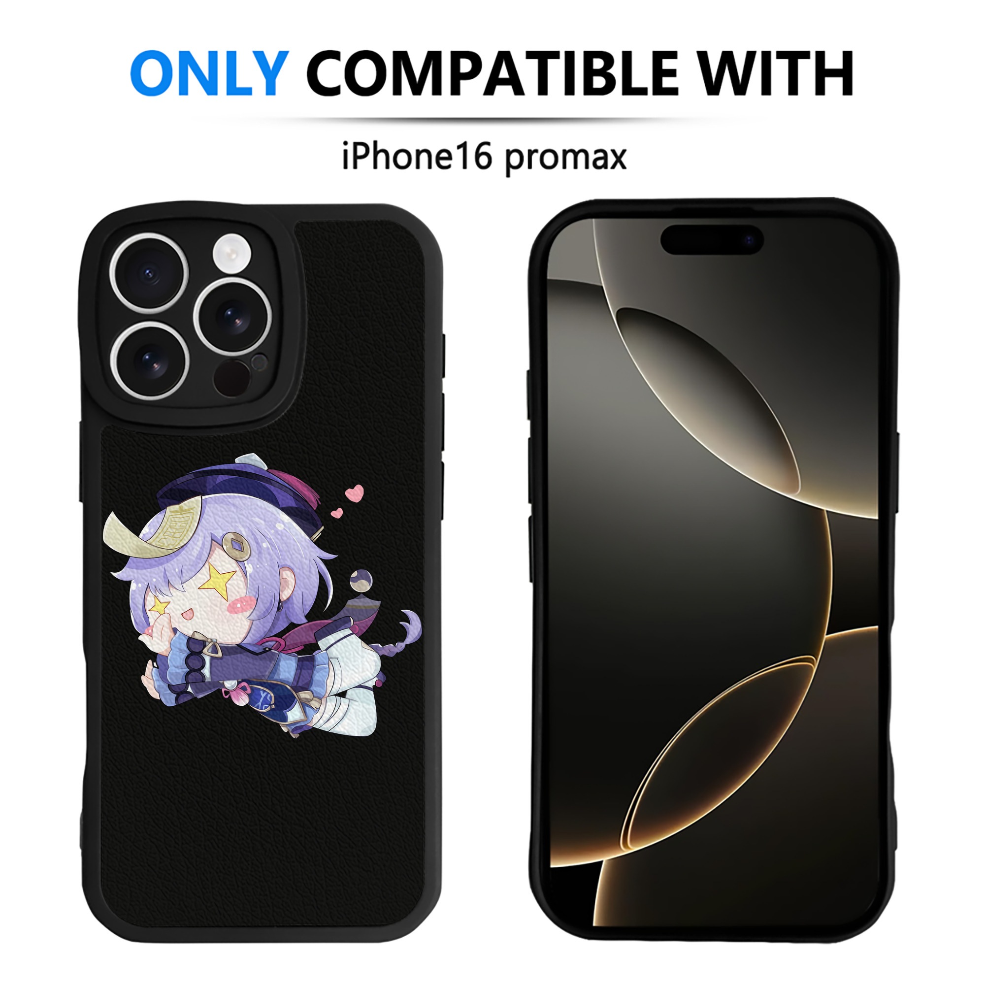 げんし神 七七 なな  genshin Nana 【iPhone 16シリーズ対応】シリコンスマホケース（レザー調） 材質：シリコン